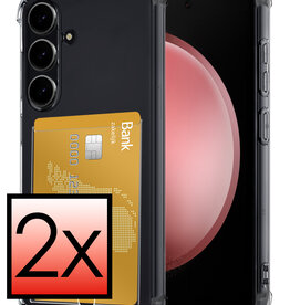 NoXx NoXx Samsung Galaxy S23 FE Hoesje Pashouder - 2 PACK