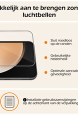 Nomfy Hoesje Geschikt voor Samsung S23 FE Hoesje Pasjeshouder Shockproof Pas Houder Met 2x Screenprotector - Hoesje Geschikt voor Samsung Galaxy S23 FE Hoes Met Kaarthouder - Transparant