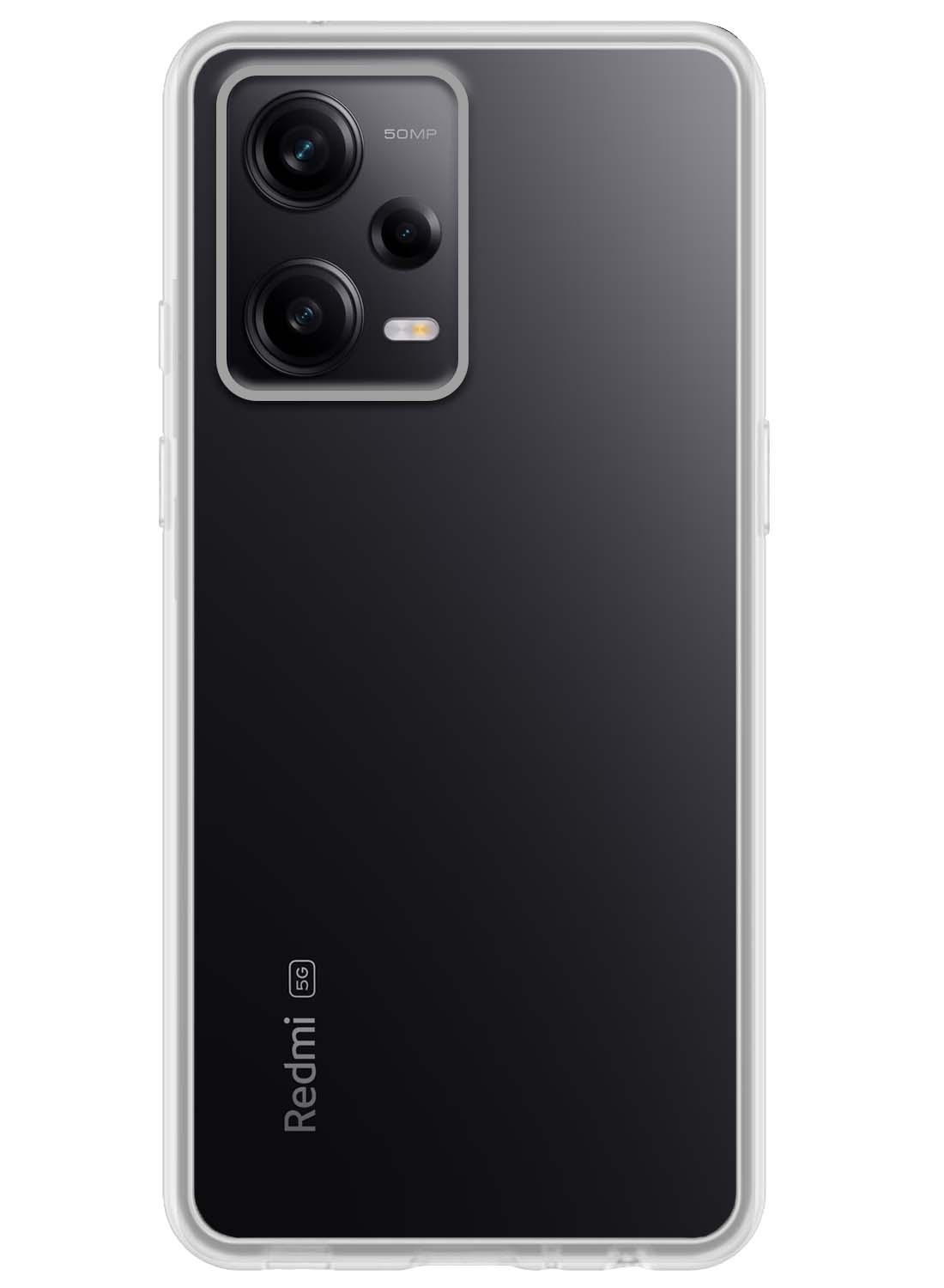 NoXx Hoes Geschikt voor Xiaomi Redmi Note 12 Pro+ Hoesje Cover Siliconen Back Case Hoes - Transparant - 2x
