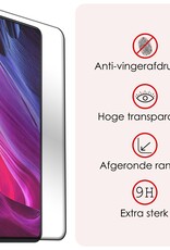 NoXx Hoes Geschikt voor Xiaomi Redmi Note 12 Pro+ Hoesje Cover Siliconen Back Case Hoes Met Screenprotector - Zwart