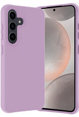 Nomfy Hoesje Geschikt voor Samsung S24 Plus Hoesje Siliconen Cover Case - Hoes Geschikt voor Samsung Galaxy S24 Plus Hoes Back Case - Lila