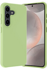 Nomfy Hoesje Geschikt voor Samsung S24 Plus Hoesje Siliconen Cover Case - Hoes Geschikt voor Samsung Galaxy S24 Plus Hoes Back Case - Groen