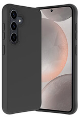 Nomfy Hoesje Geschikt voor Samsung S24 Hoesje Siliconen Cover Case - Hoes Geschikt voor Samsung Galaxy S24 Hoes Back Case - Zwart