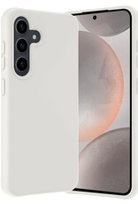 Nomfy Hoesje Geschikt voor Samsung S24 Hoesje Siliconen Cover Case - Hoes Geschikt voor Samsung Galaxy S24 Hoes Back Case - Wit