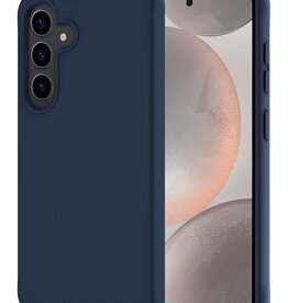 NoXx NoXx Samsung Galaxy S24 Hoesje Siliconen - Donkerblauw