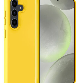 BASEY. BASEY. Samsung Galaxy S24 Plus Hoesje Siliconen - Geel