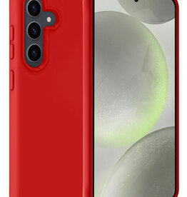 BASEY. BASEY. Samsung Galaxy S24 Hoesje Siliconen - Rood