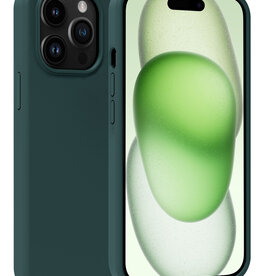 BASEY. BASEY. iPhone 15 Pro Hoesje Siliconen - Donkergroen