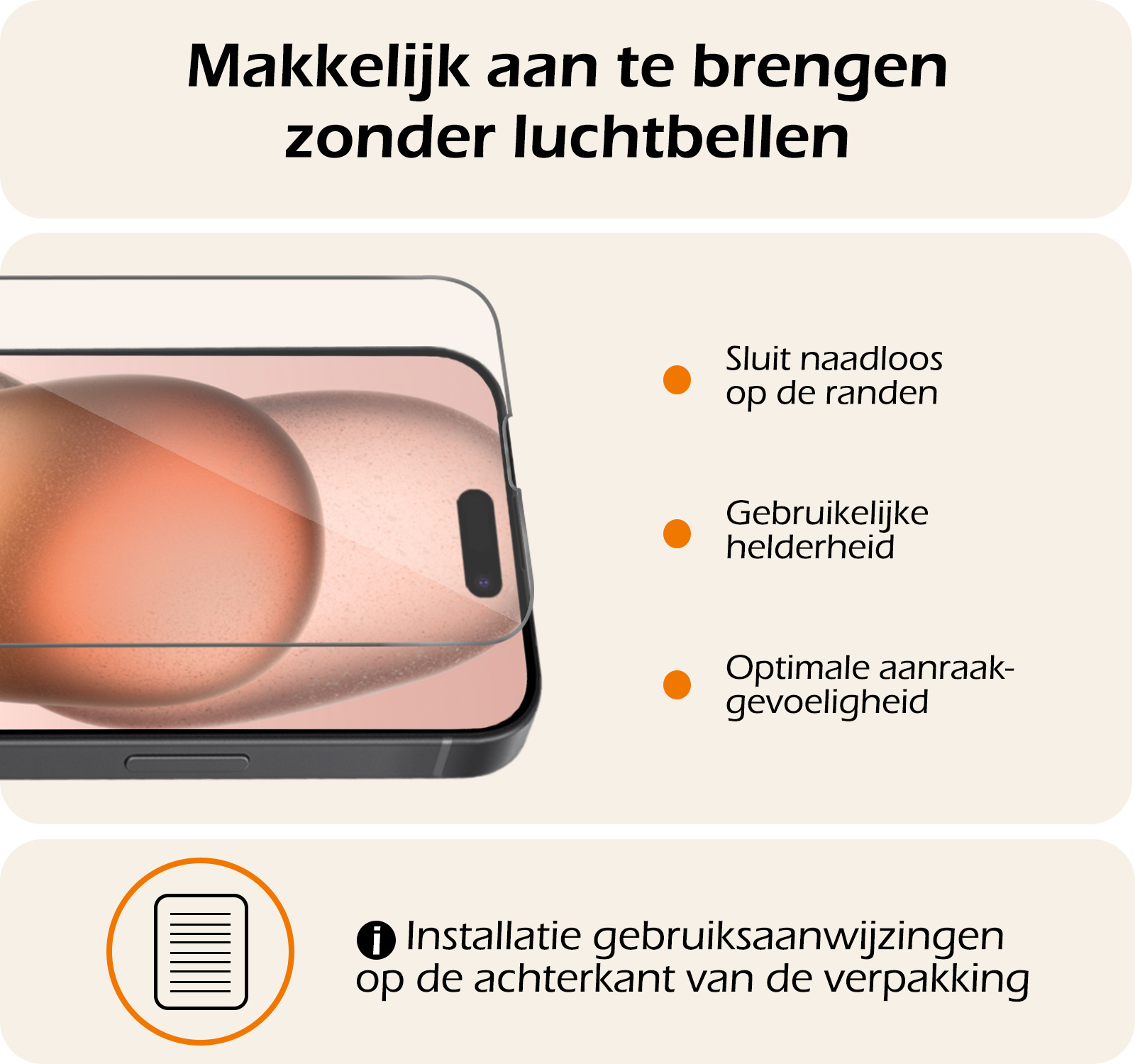 Nomfy Hoesje Geschikt voor iPhone 15 Pro Hoesje Siliconen Cover Case Met 2x Screenprotector - Hoes Geschikt voor iPhone 15 Pro Hoes Back Case - Donkergroen