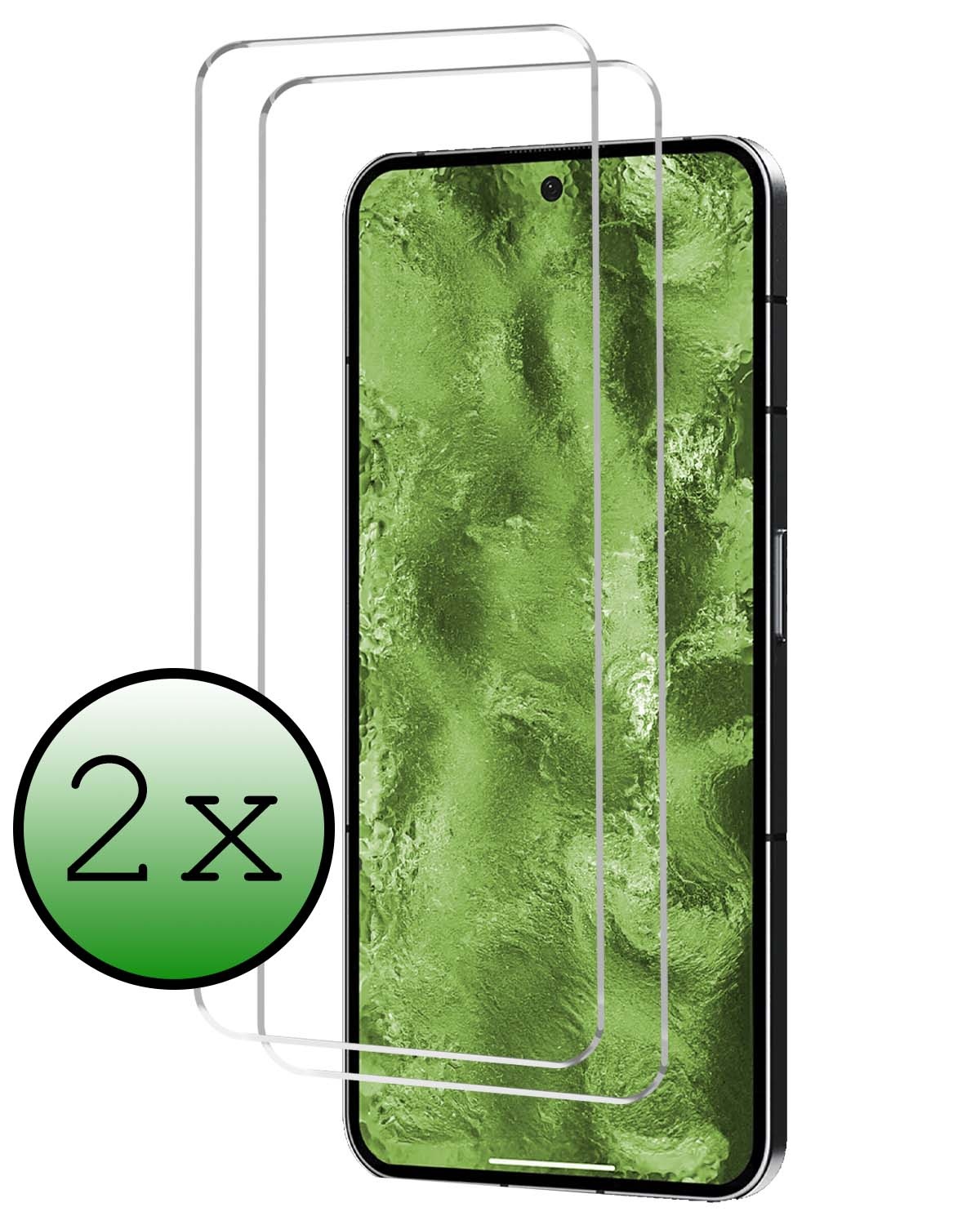 BASEY. Screenprotector Geschikt voor Nothing Phone (2) Screenprotector Tempered Glass - Screenprotector Geschikt voor Nothing Phone (2) Beschermglas Screen Protector Glas - 2 Stuks