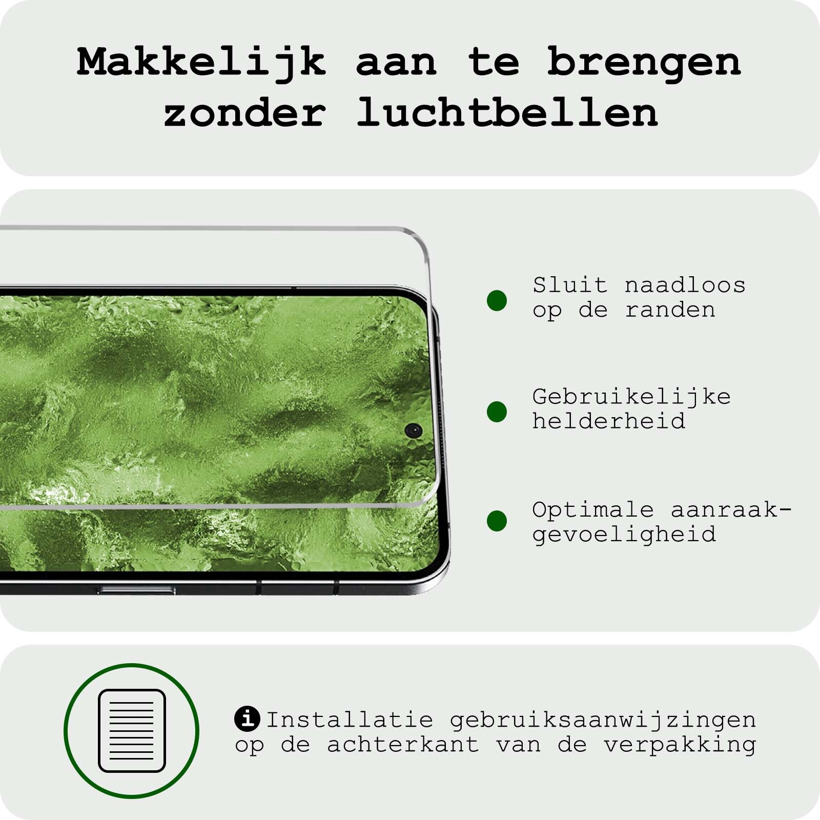 BASEY. Screenprotector Geschikt voor Nothing Phone (2a) Screenprotector Tempered Glass - Screenprotector Geschikt voor Nothing Phone (2a) Beschermglas Screen Protector Glas