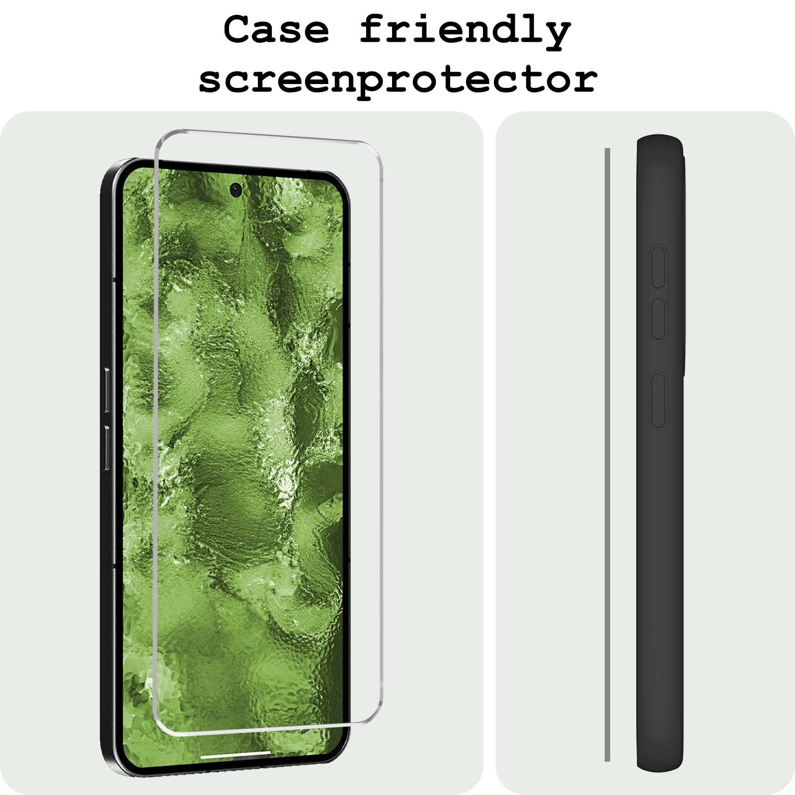 BASEY. Screenprotector Geschikt voor Nothing Phone (2a) Screenprotector Tempered Glass - Screenprotector Geschikt voor Nothing Phone (2a) Beschermglas Screen Protector Glas