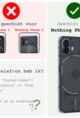 BASEY. Screenprotector Geschikt voor Nothing Phone (2a) Screenprotector Tempered Glass - Screenprotector Geschikt voor Nothing Phone (2a) Beschermglas Screen Protector Glas