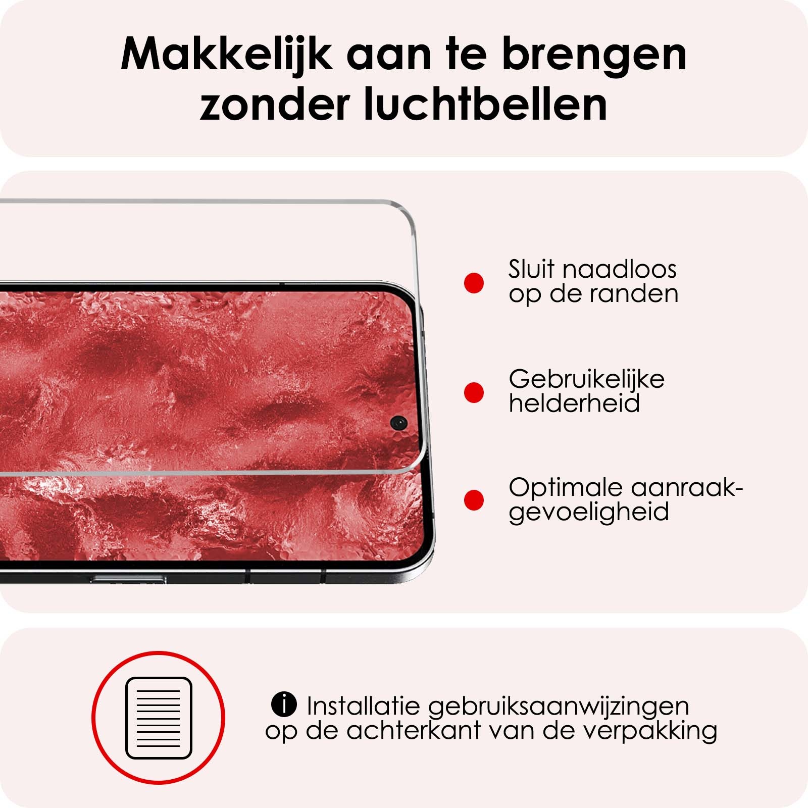 NoXx Screenprotector Geschikt voor Nothing Phone (2a) Screenprotector Tempered Glass Gehard Glas Beschermglas