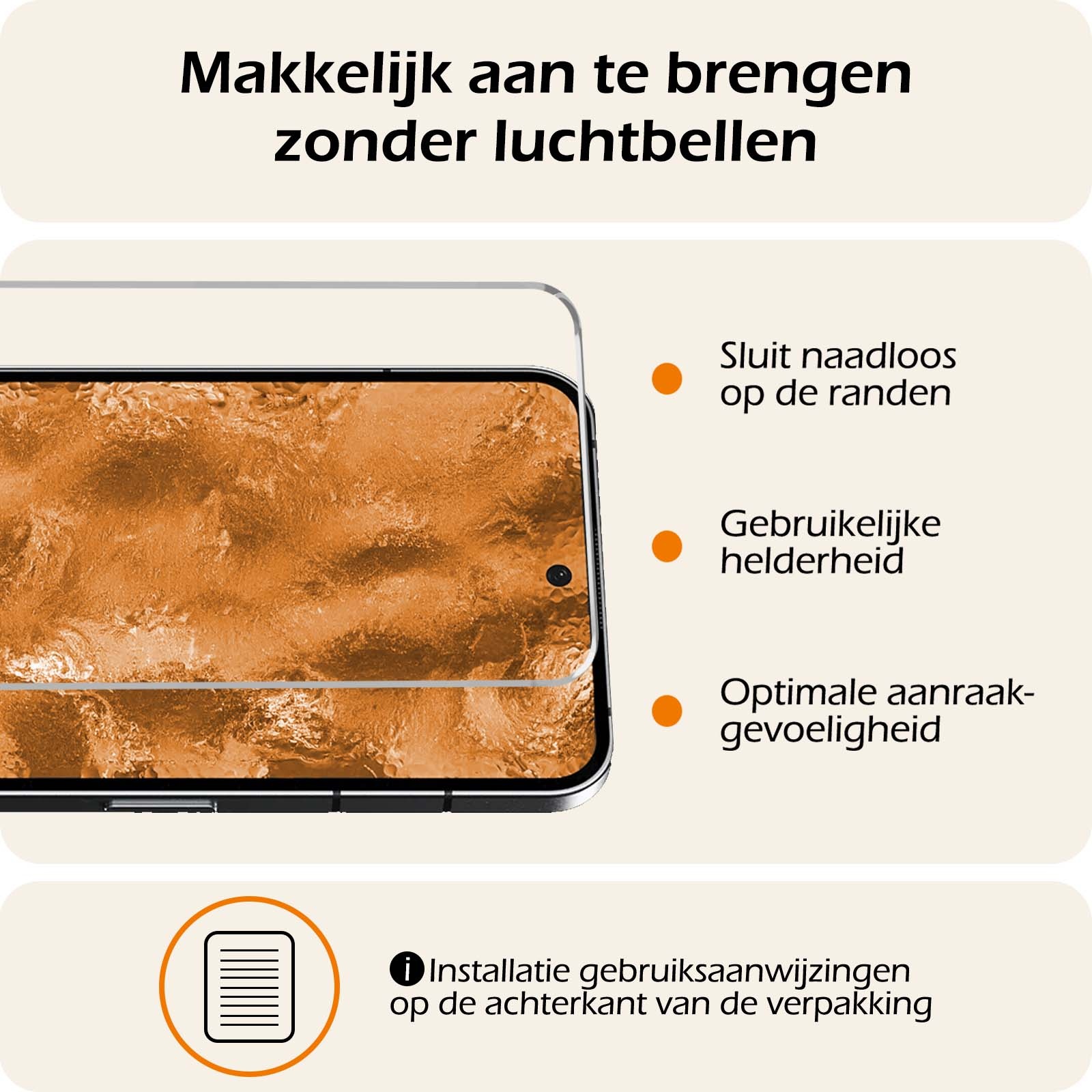 Nomfy Screenprotector Geschikt voor Nothing Phone (2a) Screenprotector Bescherm Glas Tempered Glass - Screenprotector Geschikt voor Nothing Phone (2a) Screen Protector