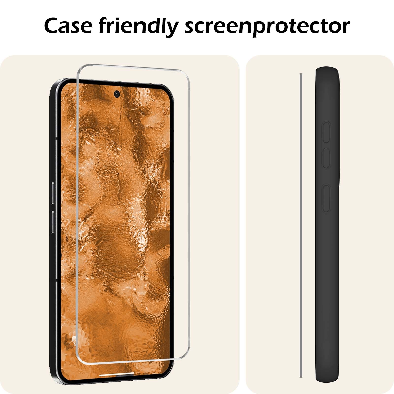 Nomfy Screenprotector Geschikt voor Nothing Phone (2a) Screenprotector Bescherm Glas Tempered Glass - Screenprotector Geschikt voor Nothing Phone (2a) Screen Protector - 3 PACK