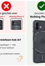 Nomfy Screenprotector Geschikt voor Nothing Phone (2a) Screenprotector Bescherm Glas Tempered Glass - Screenprotector Geschikt voor Nothing Phone (2a) Screen Protector - 3 PACK