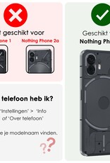 NoXx Screenprotector Geschikt voor Nothing Phone (2) Screenprotector Tempered Glass Gehard Glas Beschermglas - 2x