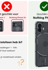 Nomfy Screenprotector Geschikt voor Nothing Phone (2) Screenprotector Bescherm Glas Tempered Glass - Screenprotector Geschikt voor Nothing Phone (2) Screen Protector - 2 PACK