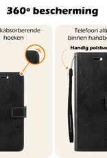 Nomfy Hoesje Geschikt voor Samsung A55 Hoes Bookcase Flipcase Book Cover - Hoes Geschikt voor Samsung Galaxy A55 Hoesje Book Case - Zwart