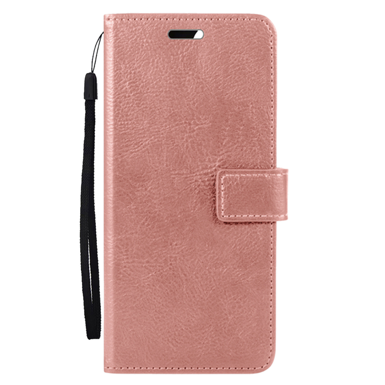 Nomfy Hoesje Geschikt voor Samsung A55 Hoes Bookcase Flipcase Book Cover - Hoes Geschikt voor Samsung Galaxy A55 Hoesje Book Case - Rosé goud