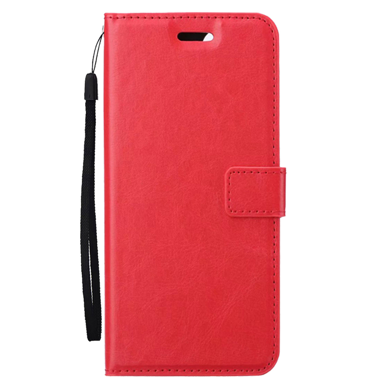 Nomfy Hoesje Geschikt voor Samsung A55 Hoes Bookcase Flipcase Book Cover - Hoes Geschikt voor Samsung Galaxy A55 Hoesje Book Case - Rood