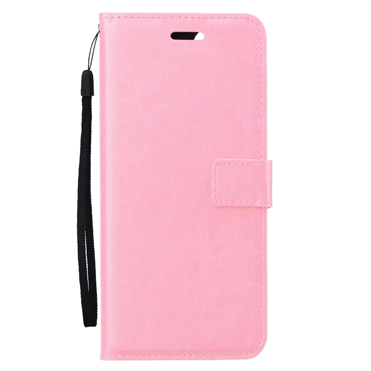 Nomfy Hoesje Geschikt voor Samsung A55 Hoes Bookcase Flipcase Book Cover - Hoes Geschikt voor Samsung Galaxy A55 Hoesje Book Case - Lichtroze