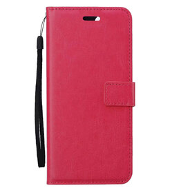 Nomfy Nomfy Samsung Galaxy A55 Hoesje Bookcase - Donkerroze