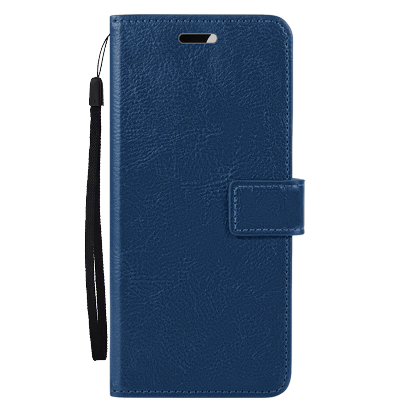Nomfy Hoesje Geschikt voor Samsung A55 Hoes Bookcase Flipcase Book Cover - Hoes Geschikt voor Samsung Galaxy A55 Hoesje Book Case - Donkerblauw