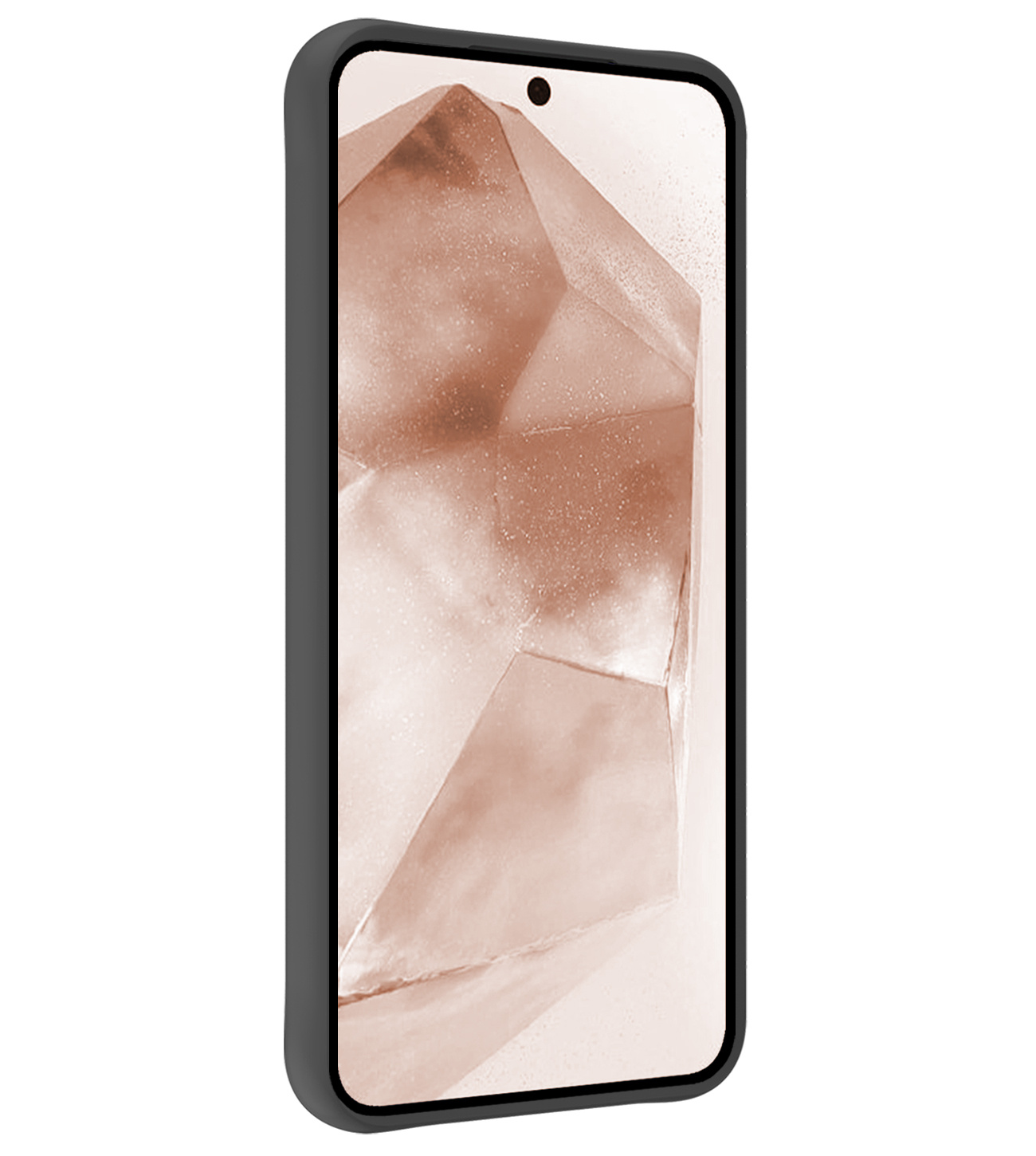 Nomfy Hoesje Geschikt voor Samsung A55 Hoesje Siliconen Cover Case - Hoes Geschikt voor Samsung Galaxy A55 Hoes Back Case - 2-PACK - Zwart