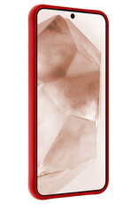 Nomfy Hoesje Geschikt voor Samsung A55 Hoesje Siliconen Cover Case - Hoes Geschikt voor Samsung Galaxy A55 Hoes Back Case - 2-PACK - Rood