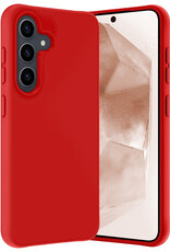 Nomfy Hoesje Geschikt voor Samsung A55 Hoesje Siliconen Cover Case - Hoes Geschikt voor Samsung Galaxy A55 Hoes Back Case - Rood