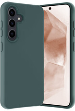 Nomfy Hoesje Geschikt voor Samsung A55 Hoesje Siliconen Cover Case - Hoes Geschikt voor Samsung Galaxy A55 Hoes Back Case - Donkergroen