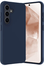 Nomfy Hoesje Geschikt voor Samsung A55 Hoesje Siliconen Cover Case - Hoes Geschikt voor Samsung Galaxy A55 Hoes Back Case - Donkerblauw