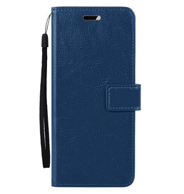 BASEY. BASEY. Samsung Galaxy A55 Hoesje Bookcase - Donkerblauw