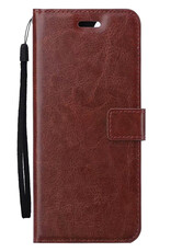 BASEY. Hoes Geschikt voor Samsung A55 Hoesje Bookcase Hoes Flip Case Book Cover - Hoesje Geschikt voor Samsung Galaxy A55 Hoes Book Case Hoesje - Bruin