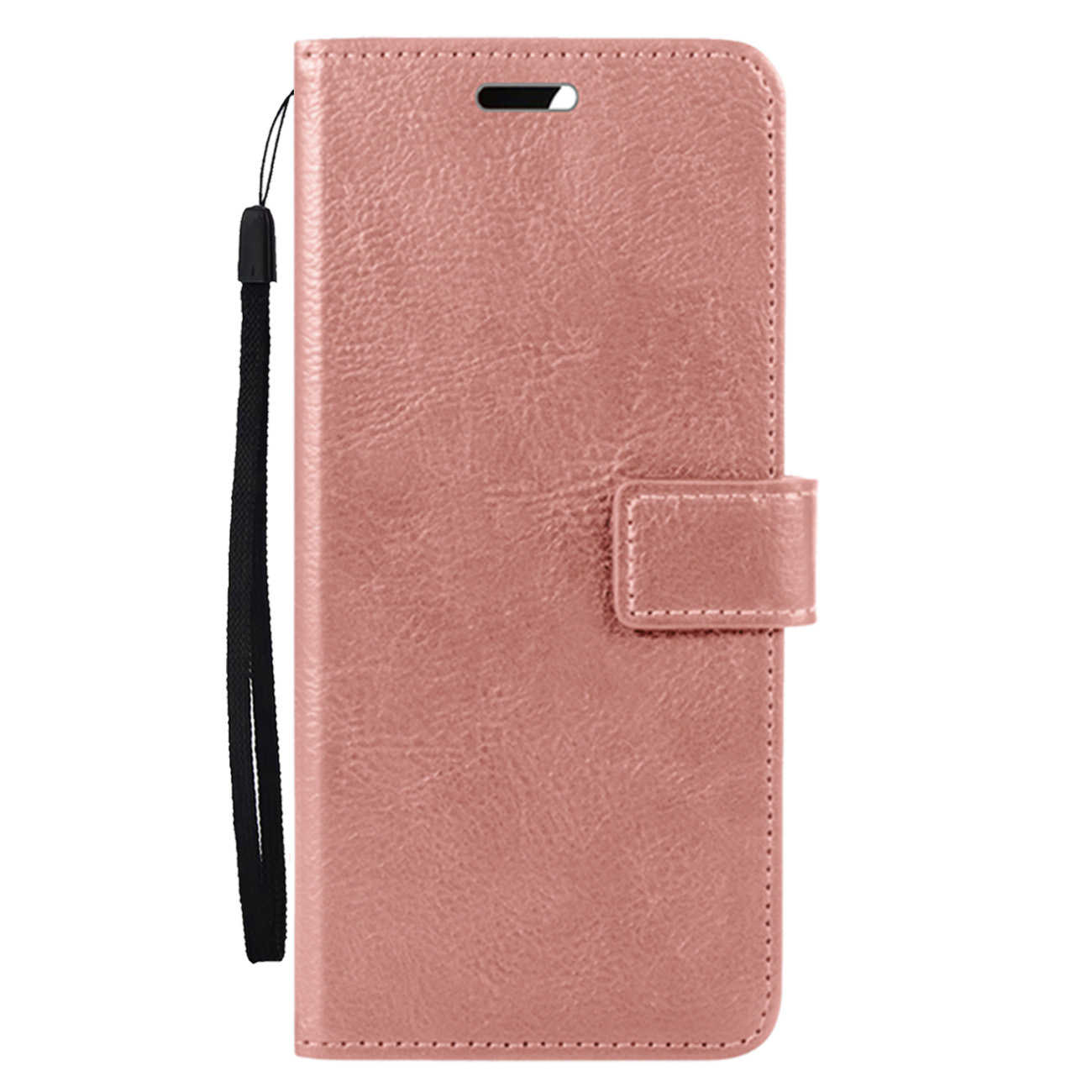 Nomfy Hoesje Geschikt voor Samsung A35 Hoes Bookcase Flipcase Book Cover - Hoes Geschikt voor Samsung Galaxy A35 5G Hoesje Book Case - Rosé goud