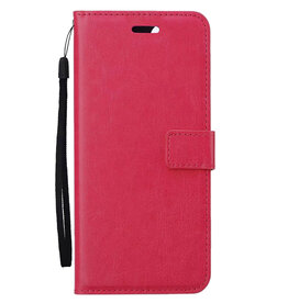 Nomfy Nomfy Samsung Galaxy A35 Hoesje Bookcase - Donkerroze