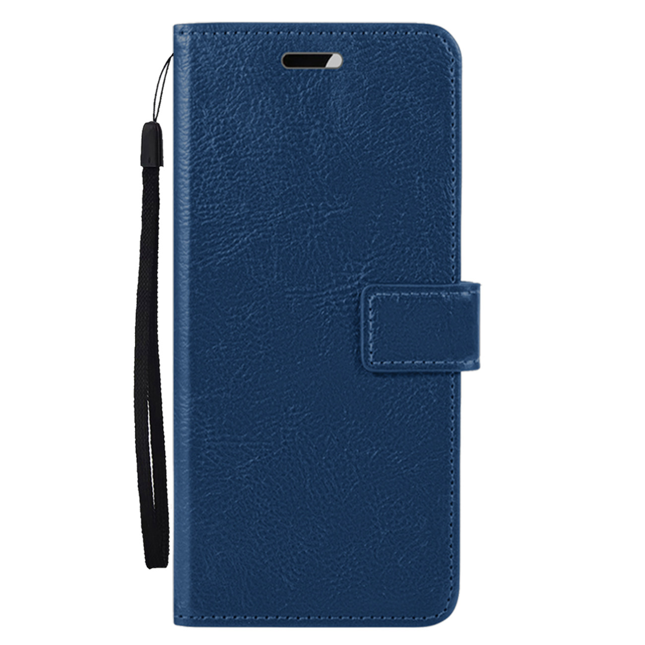 Nomfy Hoesje Geschikt voor Samsung A35 Hoes Bookcase Flipcase Book Cover - Hoes Geschikt voor Samsung Galaxy A35 5G Hoesje Book Case - Donkerblauw