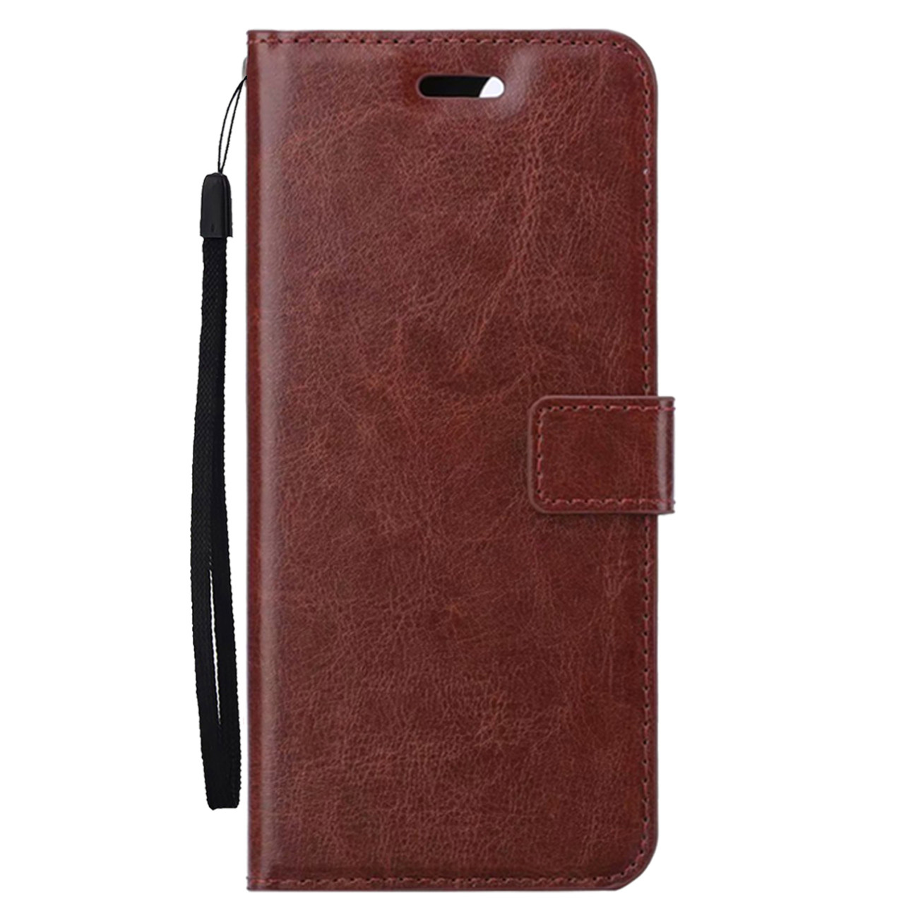 Nomfy Hoesje Geschikt voor Samsung A35 Hoes Bookcase Flipcase Book Cover - Hoes Geschikt voor Samsung Galaxy A35 5G Hoesje Book Case - Bruin