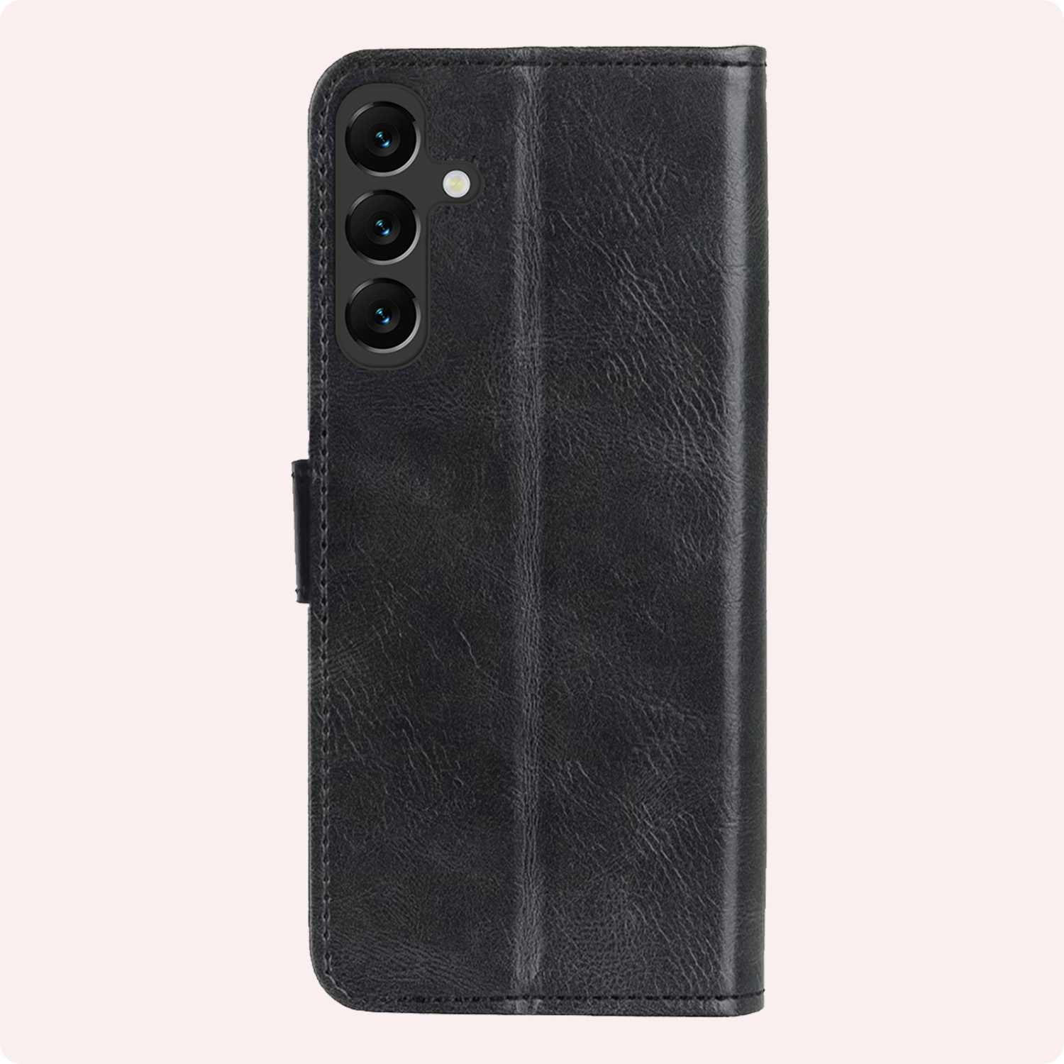 NoXx Hoes Geschikt voor Samsung A35 Hoesje Book Case Hoes Flip Cover Wallet Bookcase - Zwart