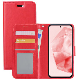 NoXx NoXx Samsung Galaxy A35 Hoesje Bookcase - Rood