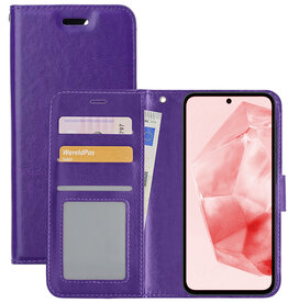 NoXx NoXx Samsung Galaxy A35 Hoesje Bookcase - Paars