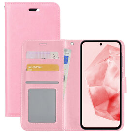 NoXx NoXx Samsung Galaxy A35 Hoesje Bookcase - Lichtroze