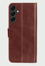 BASEY. Hoes Geschikt voor Samsung A35 Hoesje Bookcase Hoes Flip Case Book Cover Met Screenprotector - Hoesje Geschikt voor Samsung Galaxy A35 5G Hoes Book Case Hoesje - Bruin