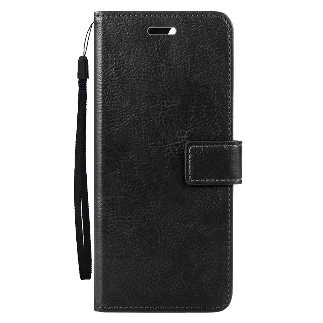 BASEY. Hoes Geschikt voor Samsung A35 Hoesje Bookcase Hoes Flip Case Book Cover - Hoesje Geschikt voor Samsung Galaxy A35 5G Hoes Book Case Hoesje - Zwart