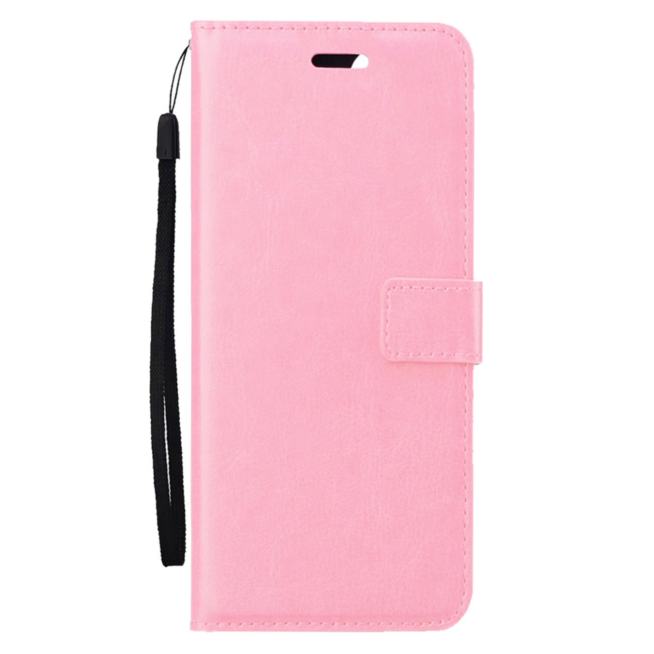 BASEY. Hoes Geschikt voor Samsung A35 Hoesje Bookcase Hoes Flip Case Book Cover - Hoesje Geschikt voor Samsung Galaxy A35 5G Hoes Book Case Hoesje - Lichtroze