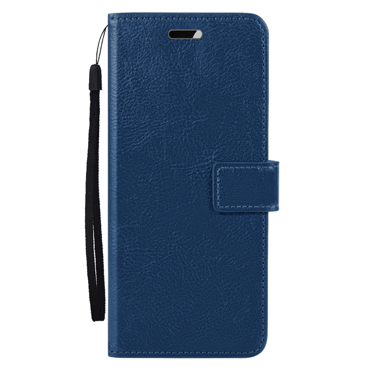 BASEY. Hoes Geschikt voor Samsung A35 Hoesje Bookcase Hoes Flip Case Book Cover - Hoesje Geschikt voor Samsung Galaxy A35 5G Hoes Book Case Hoesje - Donkerblauw