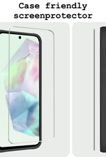 BASEY. Screenprotector Geschikt voor Samsung A35 Screenprotector Tempered Glass - Screenprotector Geschikt voor Samsung Galaxy A35 5G Beschermglas Screen Protector Glas - 3 Stuks