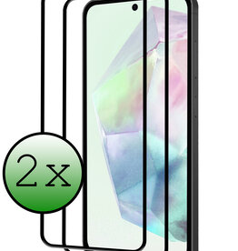 BASEY. BASEY. Samsung Galaxy A35 Screenprotector Full Cover - 2 PACK